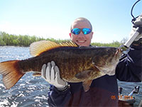 Small Mouth Bass Fishing on Lake Ontario