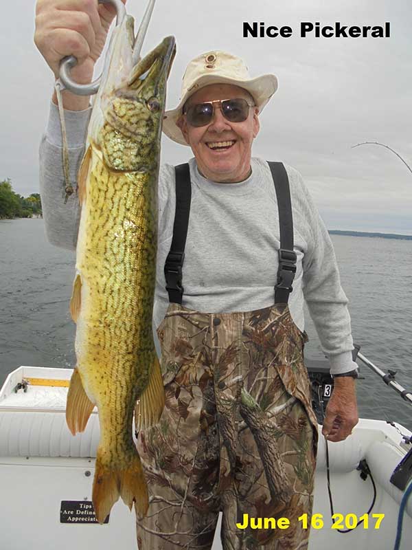 Pickerel Fishing on Lake Ontario